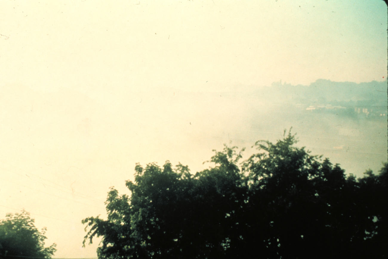 Radiation fog or valley fog