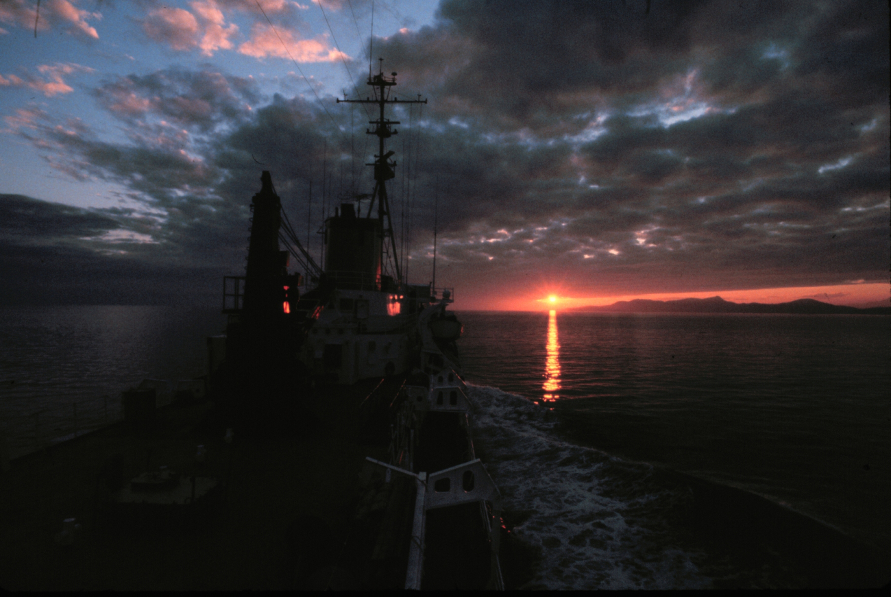 A NOAA Ship SURVEYOR sunset - Photo #4 of sequence