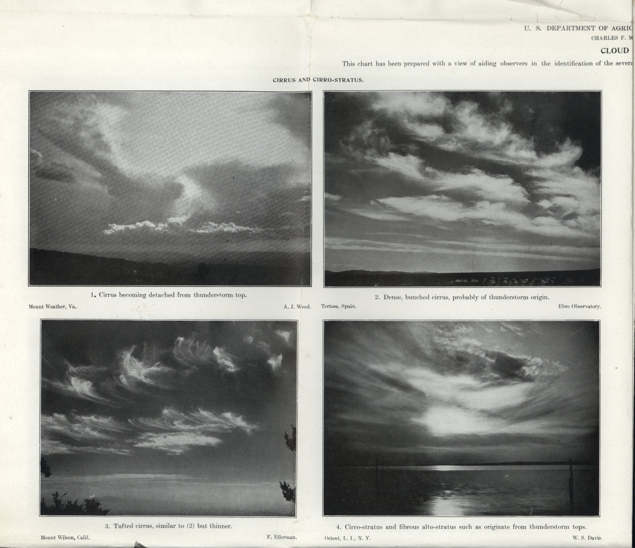 Plate 1-4 of 1921 cloud chart