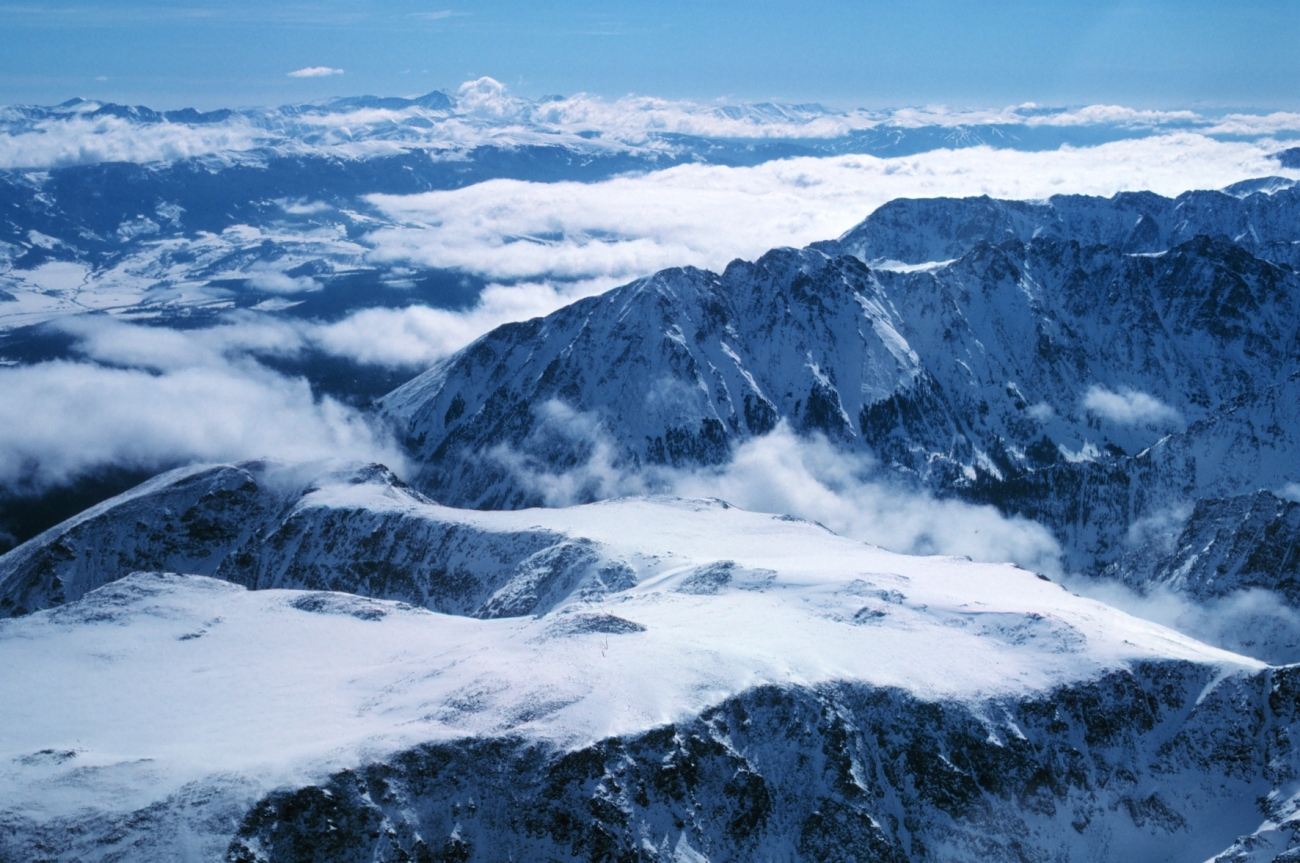 Rocky Mountain snow survey from NOAA aircraft