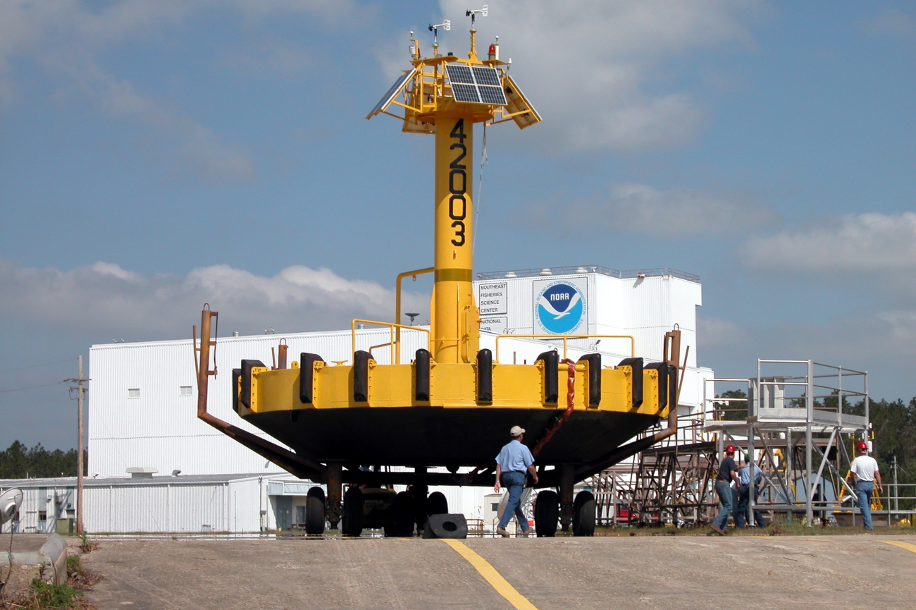 Pre-launch checkout of 10-Meter Buoy