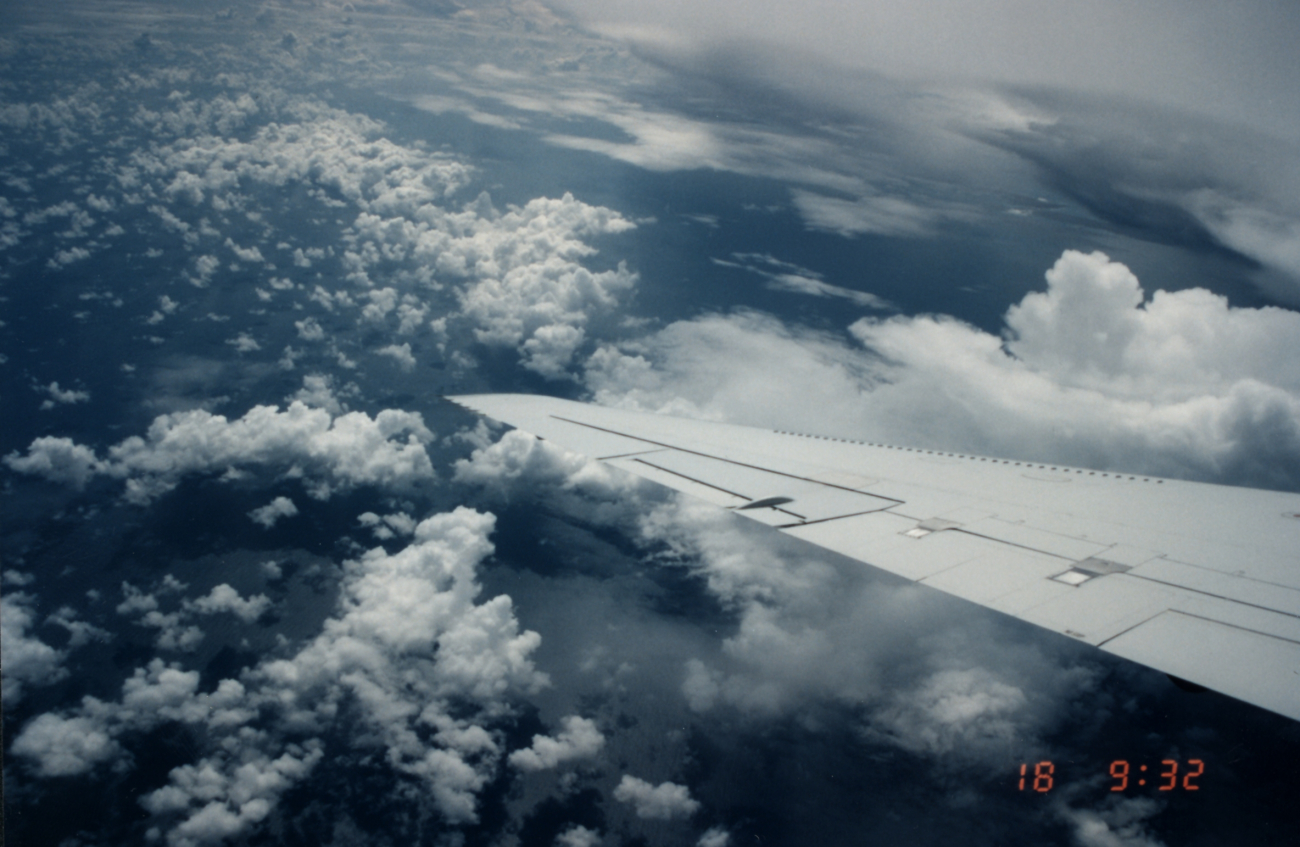 Clouds over SW Pacific Ocean as seen from NASA DC-8