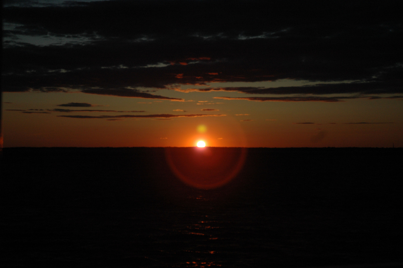 Sunset over Long Island Sound