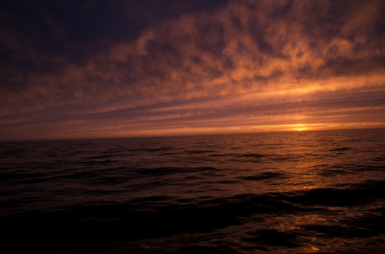 A Bering Sea sunset