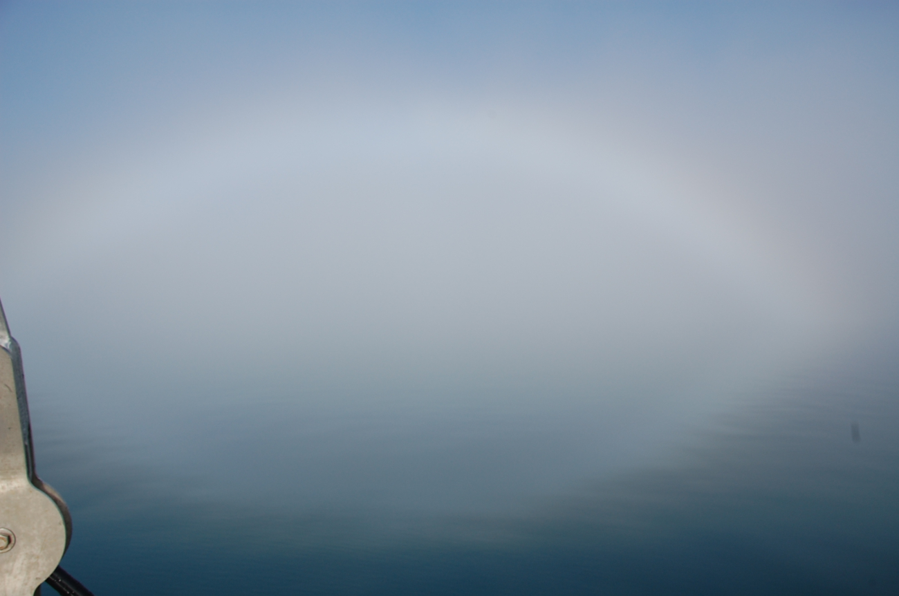 Fogbow at Glacier Bay