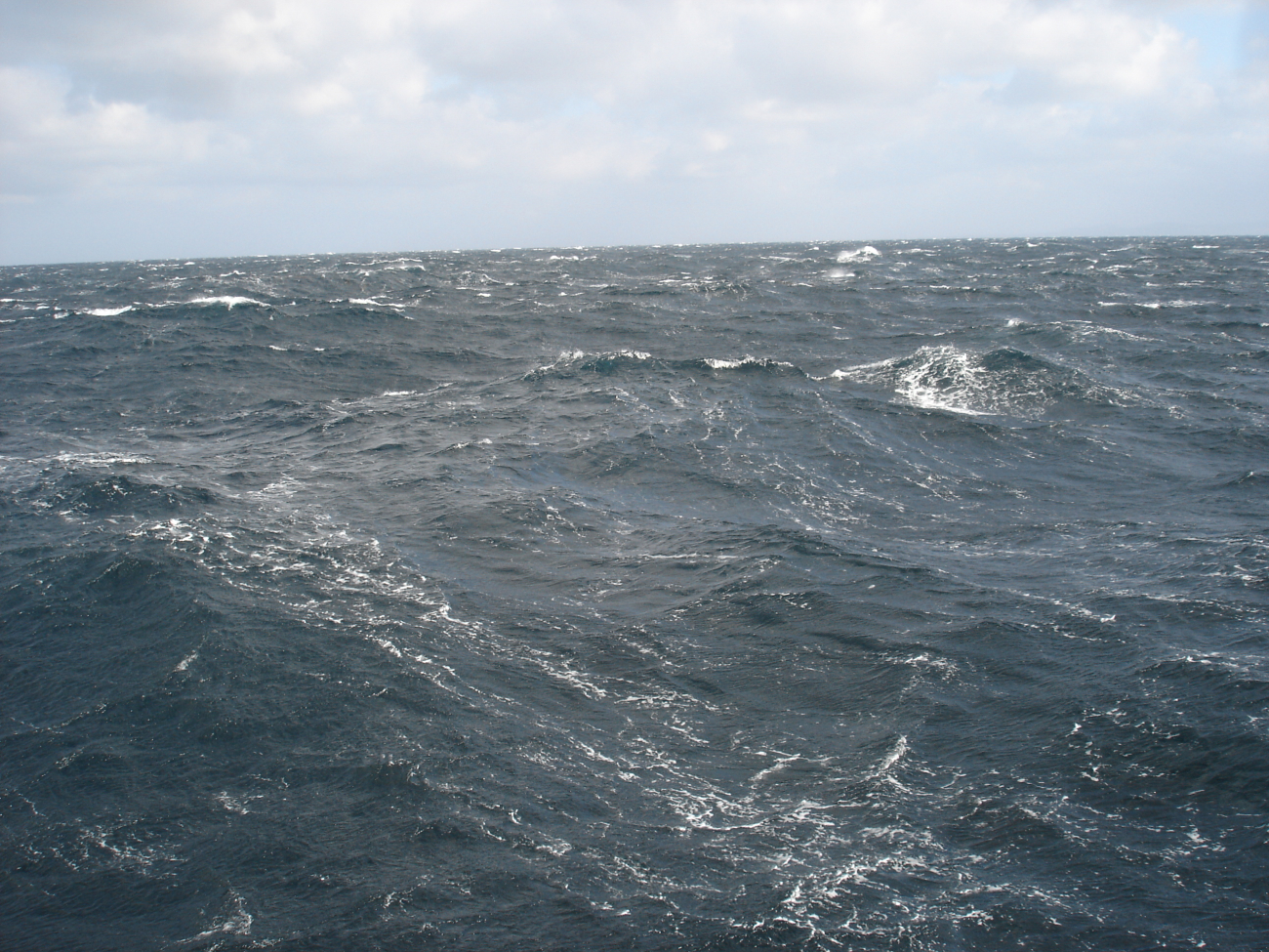 Typical day at sea in the Bering Sea