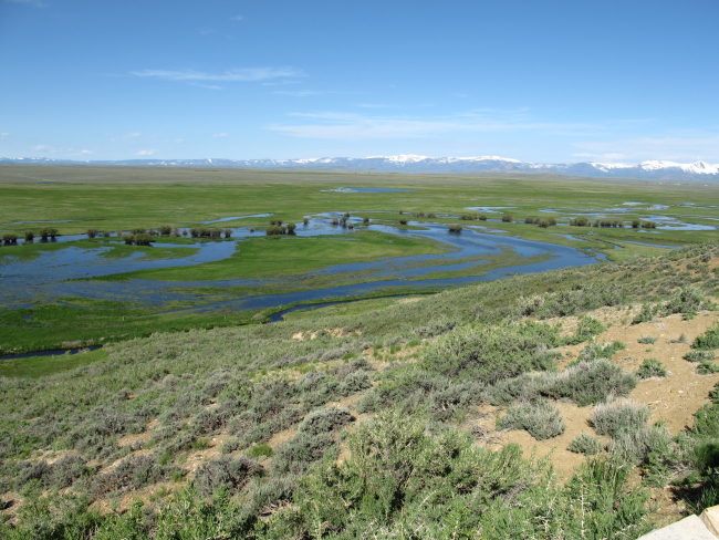 A vista in the Arapahoe National Wildlife Refuge