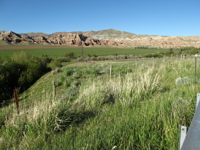 The Wind River Valley, south of Dubois