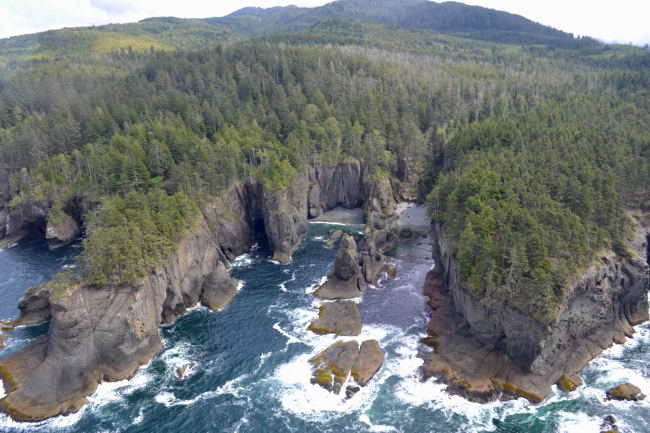 Beach caves and coves are secluded havens at the tip of Cape Flattery