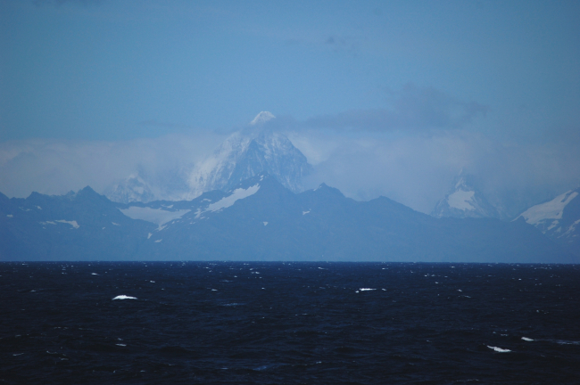 South Georgia Island as seen from the NOAA Ship RON BROWN