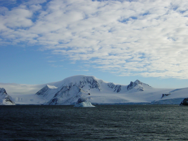 Ice, rock, snow, and ocean dominate the Antarctic Peninsula landscape