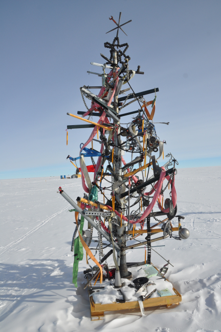 South Pole Christmas tree