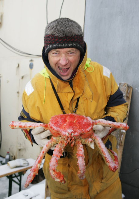 A large crab obtained from the deep