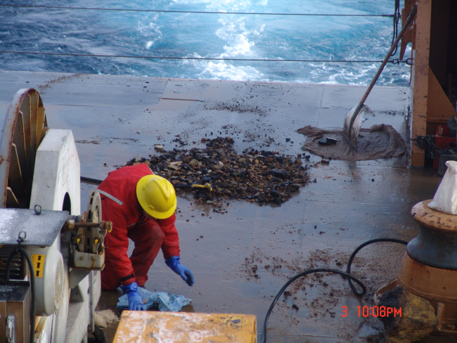 Results of sediment and rock dredging operations on HEALY