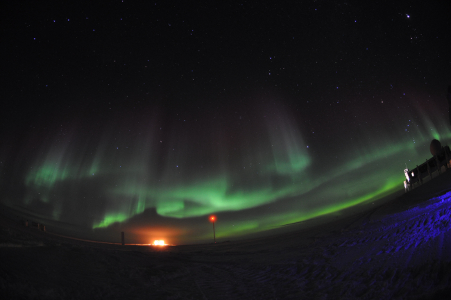 Arctic aurora borealis