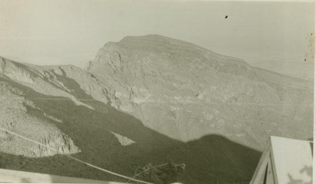 Mountains as seen from Station Line