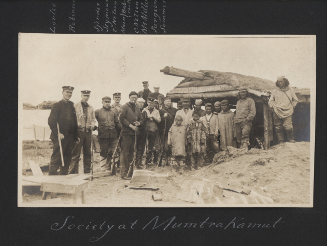 Some officers and crew of the USC&GS; Ship EXPLORER at Mumtrakamut