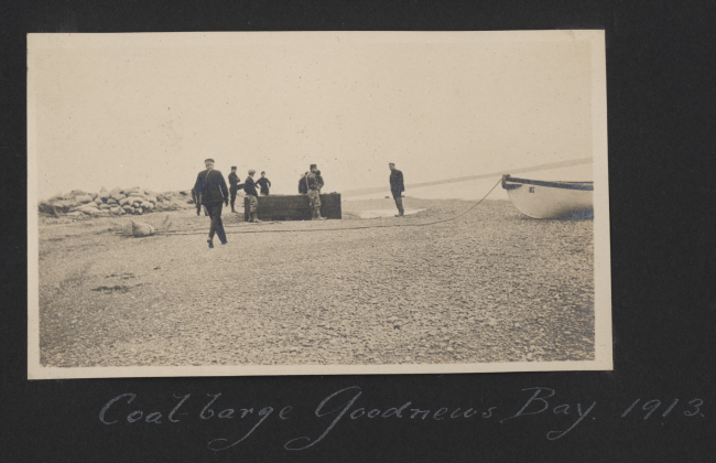 The coal barge at Goodnews Bay