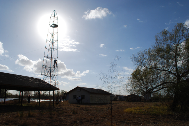 Tthe Bilby tower at Couba Island