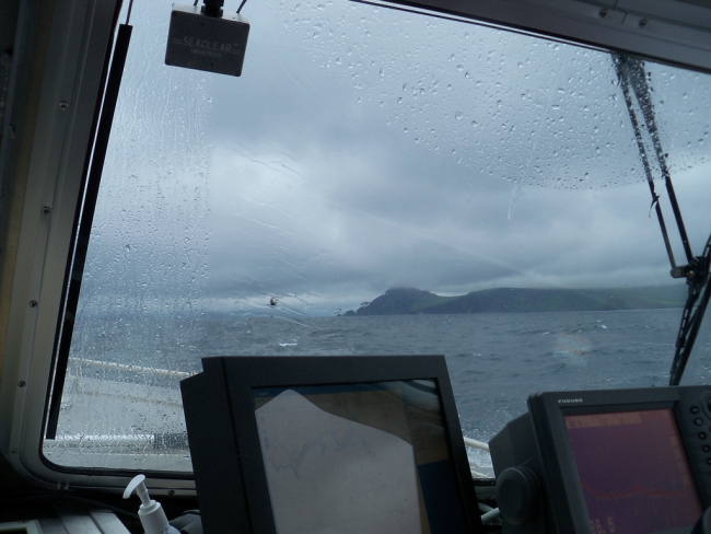 Launch work in Pavlof Islands off NOAA Ship RAINIER
