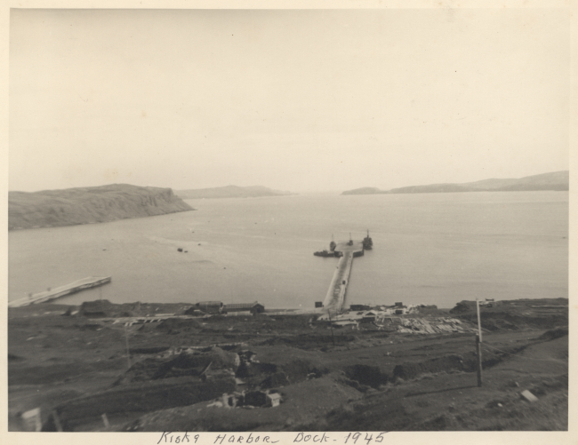 The dock at Kiska Harbor