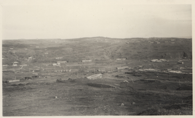 Army base on Kiska - possibly Japanese built during occupation of island
