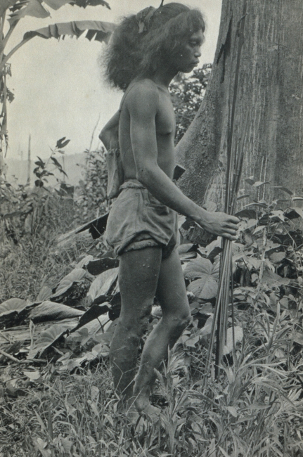 Son of tribal chieftain used as guide by Coast and Geodetic Survey officers inremote area of the Philippine Islands