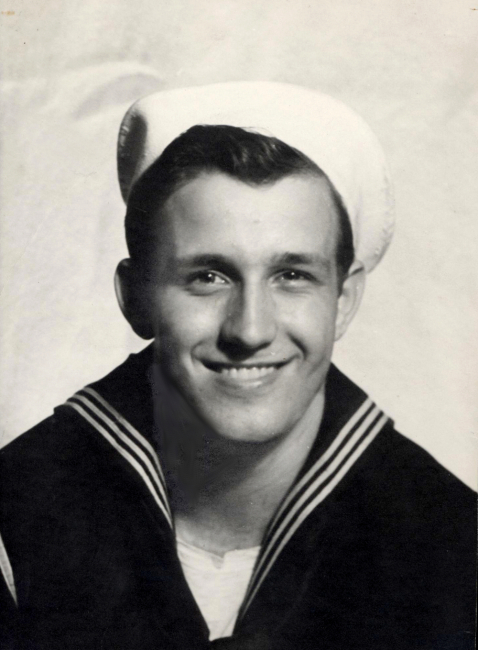 Unidentified sailor photographed by Photographers Mate Ira G