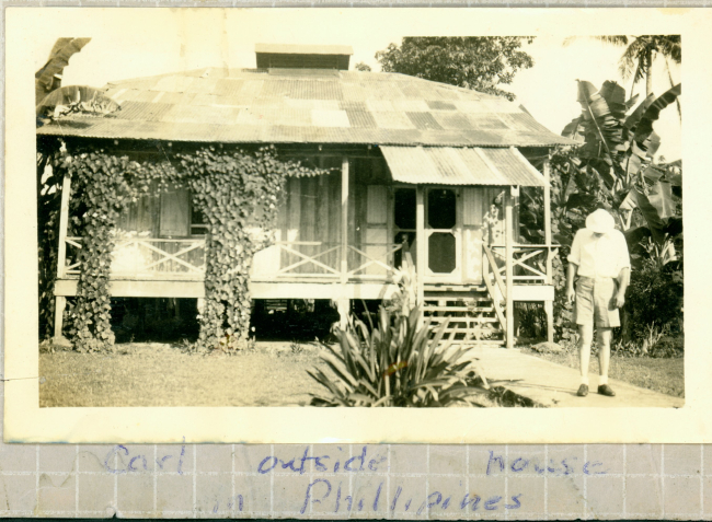 Home of Carl Mast and his family in the Philippine Islands during his 1930'stour of duty