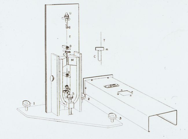 Diagram of a type of seismometer
