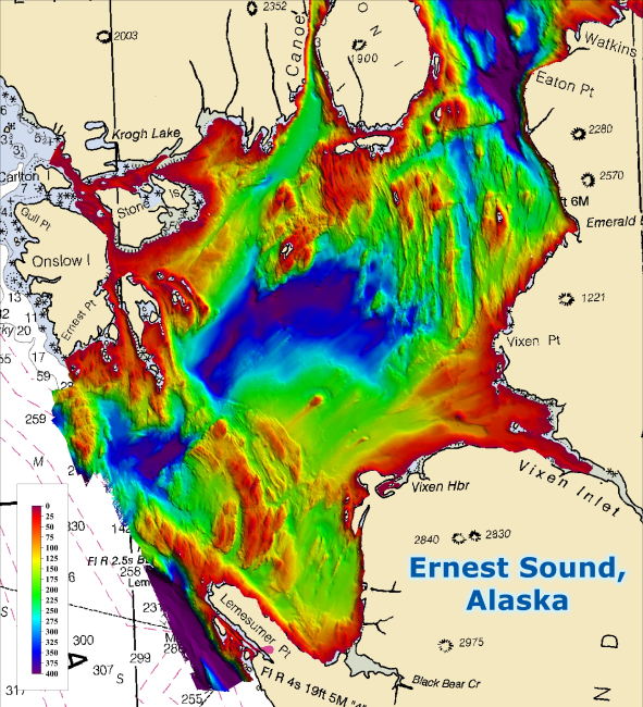 A digital terrain model of Ernest Sound