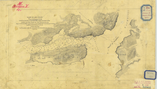 Chart of Mare Island Strait