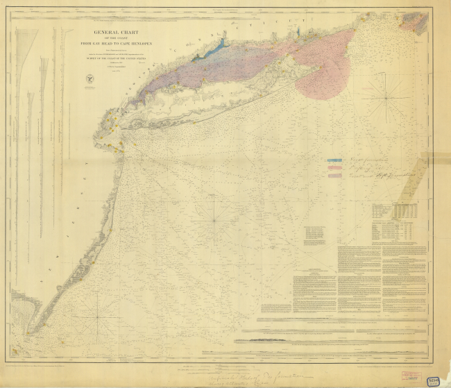 General Chart of the Coast from Gay Head to Cape Henlopen (from atriogonometrical survey)
