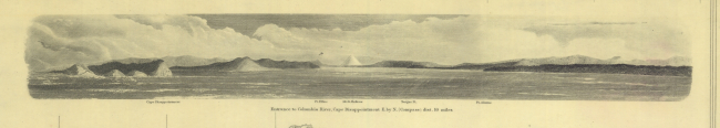 View of Entrance to Columbia River, Cape Disappointment E