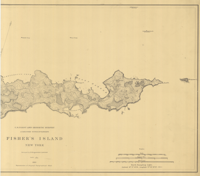 Fisher's Island New York 1882