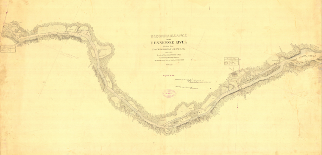 Reconnaissance Sheet T-1911 of the Tennessee River