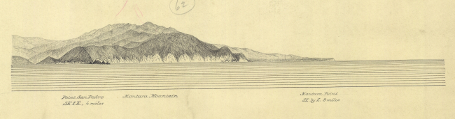 Coastal view of Point San Pedro, Montara Mountain, and Montara Point