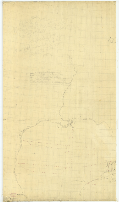Depth and temperature profiles of the Gulf of Mexico compiled by Adolph andHenry Lindenkohl