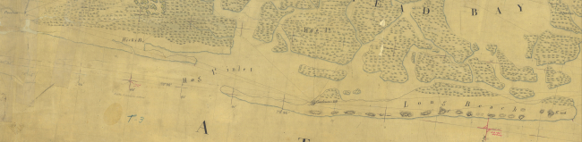 Section of topographic sheet 3 of the United States Coast Survey