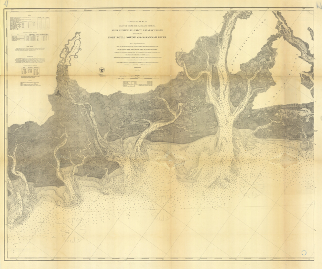 Chart of Port Royal Sound and the Savannah River