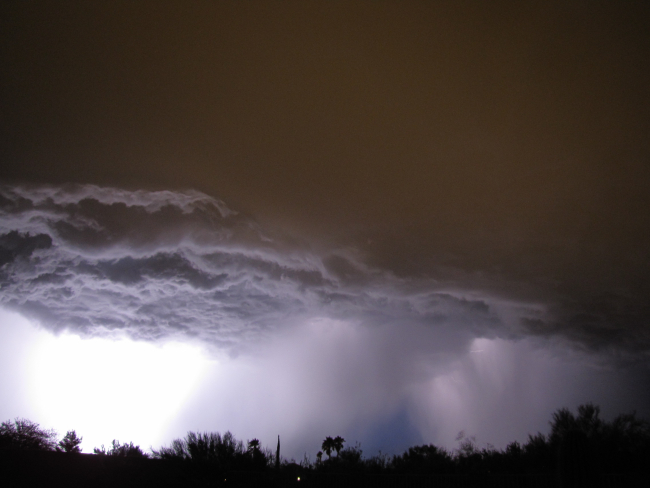 August is typically a very active month for monsoon thunderstorms