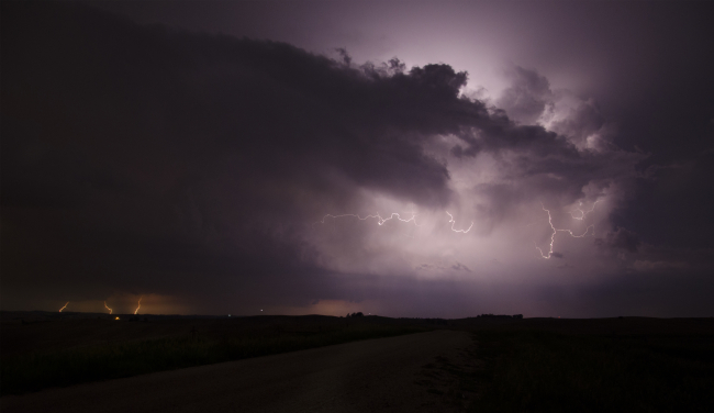 Lightning over Ponca, Nebraska