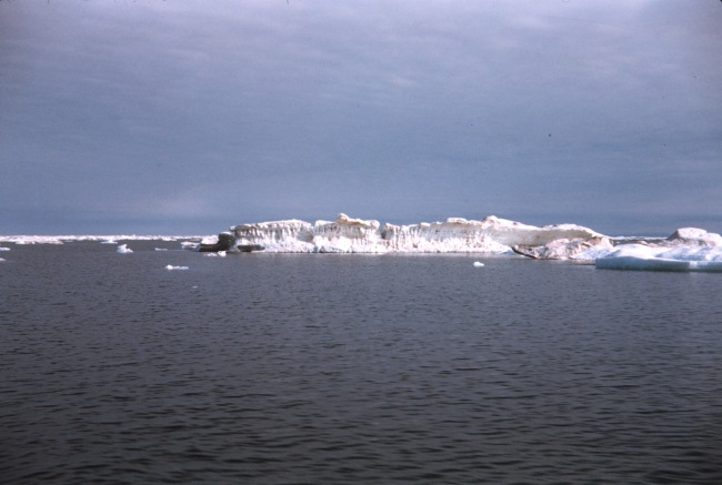 A large ice berg (by Beaufort Sea standards) - remains of a pressure ridge