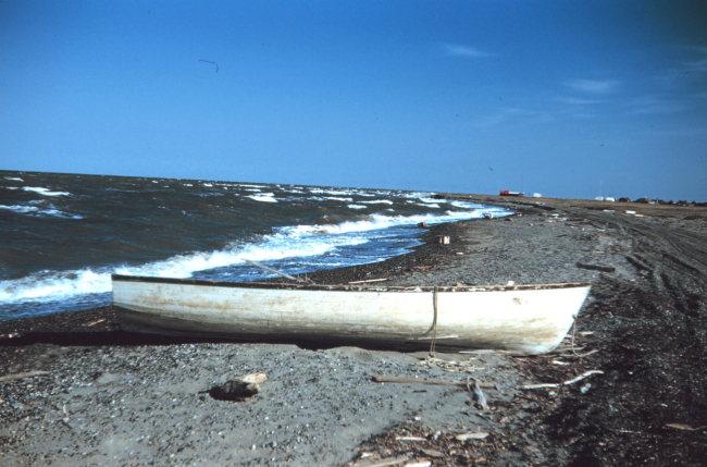 An abandoned native skiff