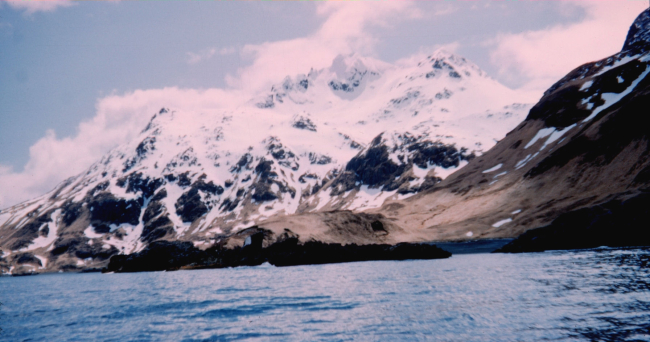 The Adak shoreline