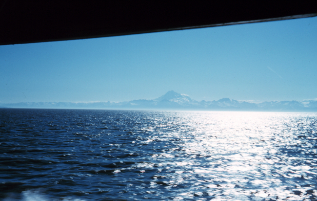 Looking to the southwest - down Cook Inlet