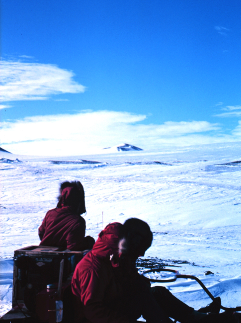 Scientists during survival training exercise prior to debarking for South Pole
