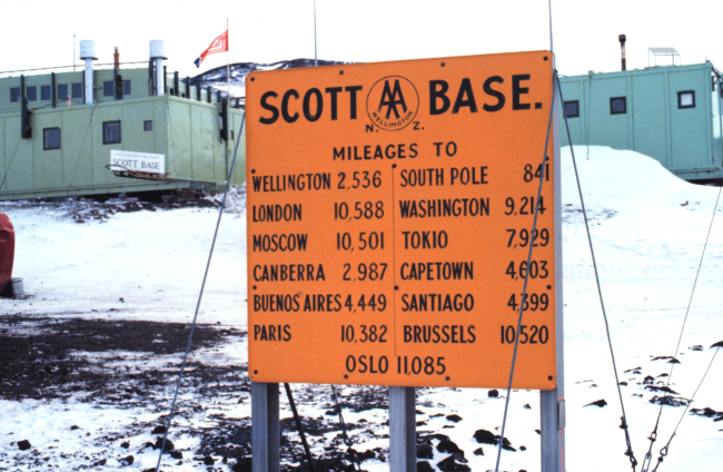 Scott Base is maintained by New Zealand