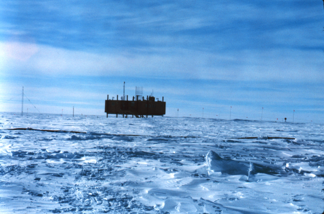 The Clean Air Facility where much of NOAA's South Pole Station work is doneThis facility is used primarily for atmospheric sampling