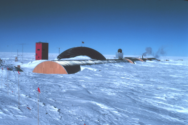 A view of South Pole Station